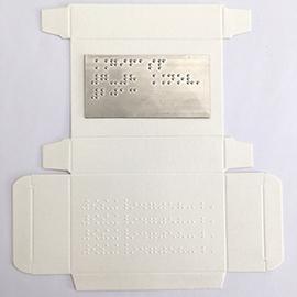 packaging braille astucci farmaceutici